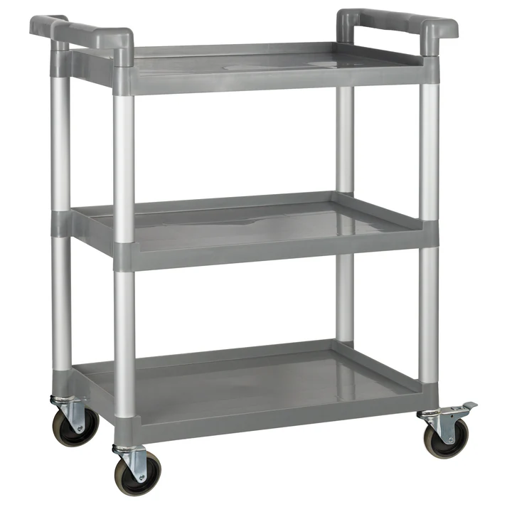 3-Tier Utility Carts with Brakes