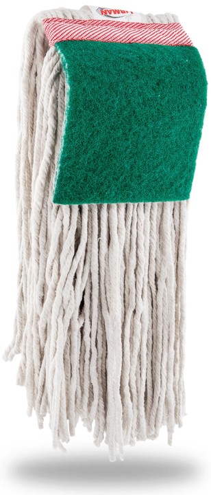 Libman #24 Wet Mop Head with Scrub Pad - Cut-End Cotton Brick Pack