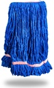 Libman Large Blended Looped-End Wet Mop Head (Blue) Brick Pack, #24
