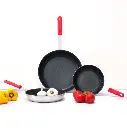 7" Alu Fry Pan w/Sleeve, Majestic, Non-stick