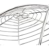 Spiral Wire Skimmer, Round, 9"