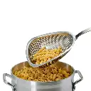 Large Stainless Steel Scoop Colander, 18"