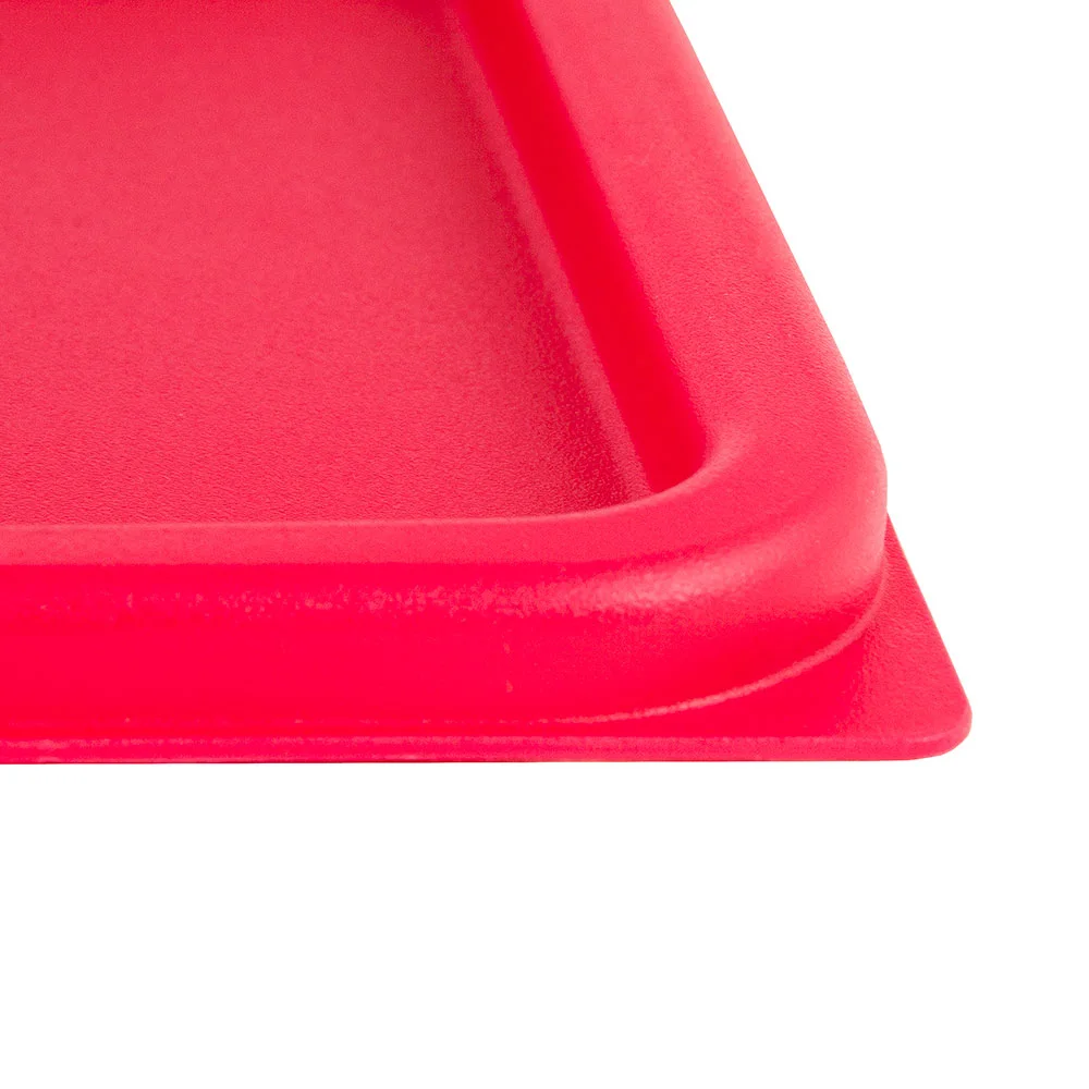 PE Square Cover, Red,Fits 6 & 8qt