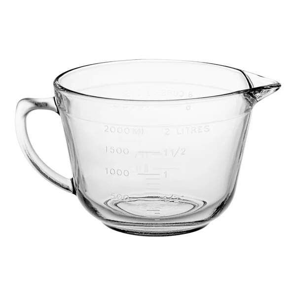 2 Qt. Glass Measuring Cup, Anchor Hocking