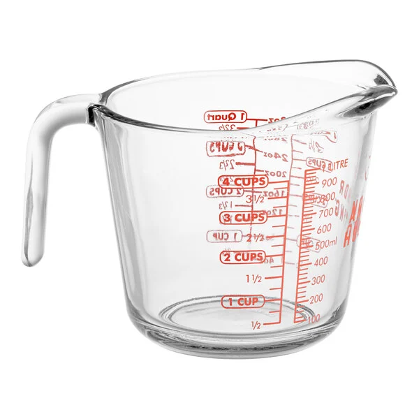 32 oz. Clear Glass Measuring Cup, Anchor Hocking