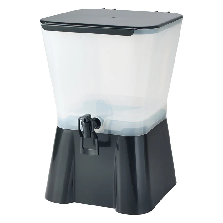3 Gallons Square Dispenser, Plastic