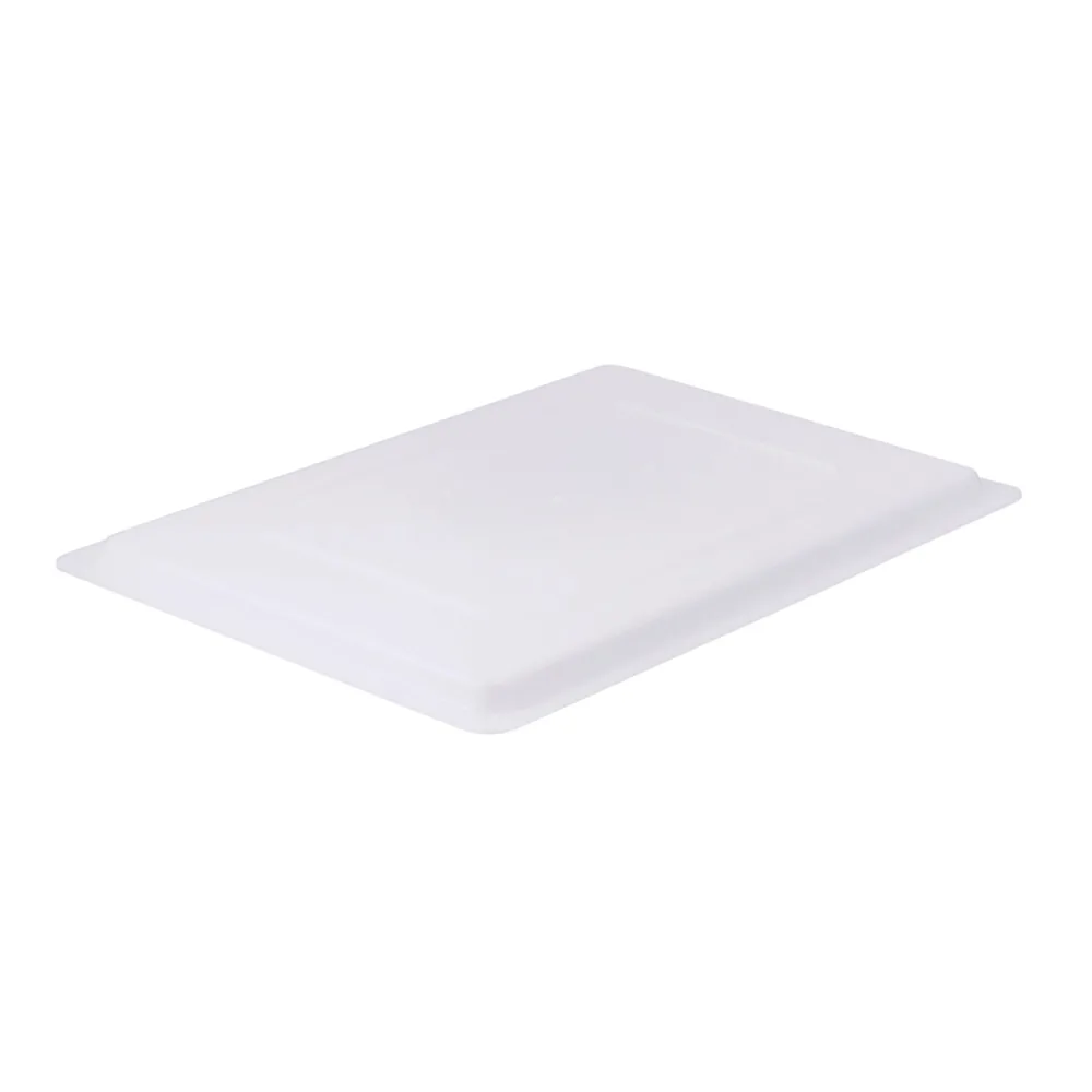 Lid For Half Size Food Storage Box, PP, White, 12" x 18"