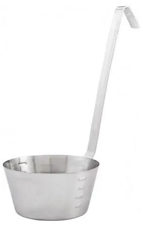 1-Quart Stainless Steel Dipper with 12-Inch Hooked Handle