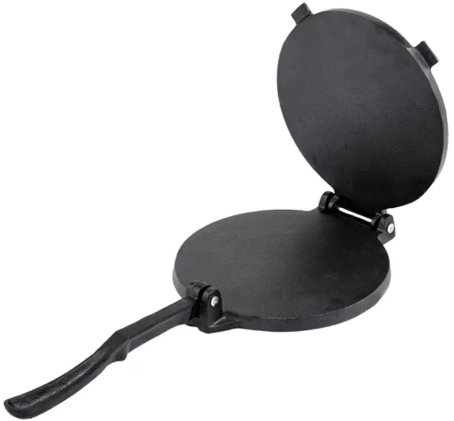 8" Round Manual Tortilla Press w/ Handle, Cast Iron