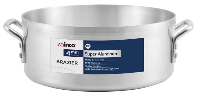 40 QT Alu Brazier, 4mm, Super Aluminum