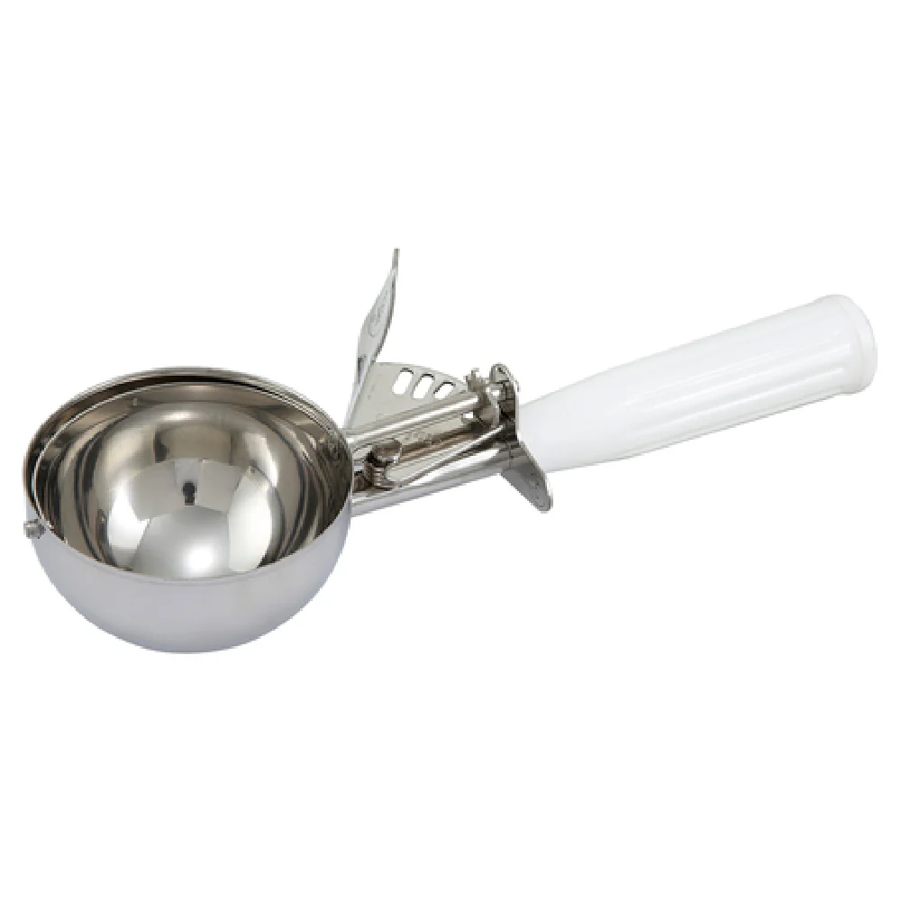 Size 6, 4-2/3 Oz Disher, 3" Diameter, White