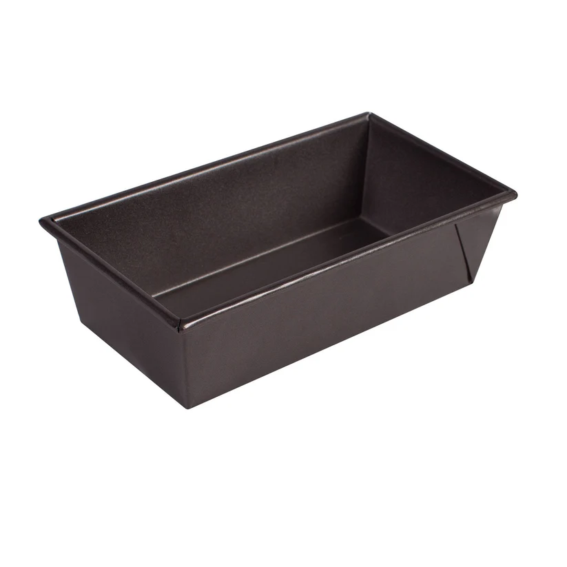Non-Stick Loaf Pan, 1 Pound, Aluminized Steel, Black
