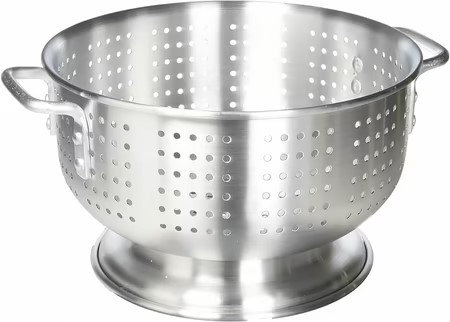 Aluminum Colander w/ Base, 8 Qt 