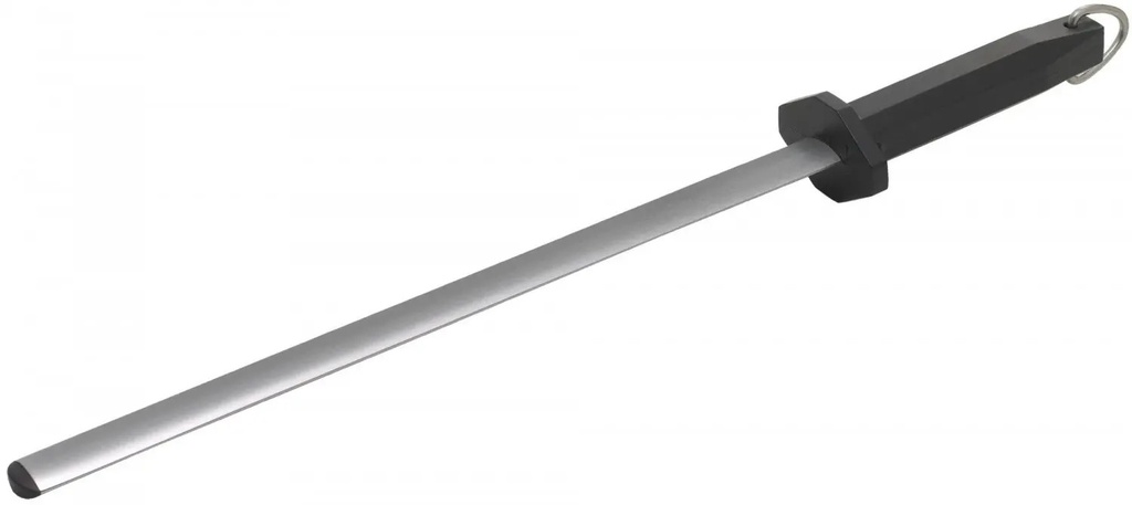 Acero Sharpening Steel, 12", 20mm wide, oval, diamond coated, steel rod