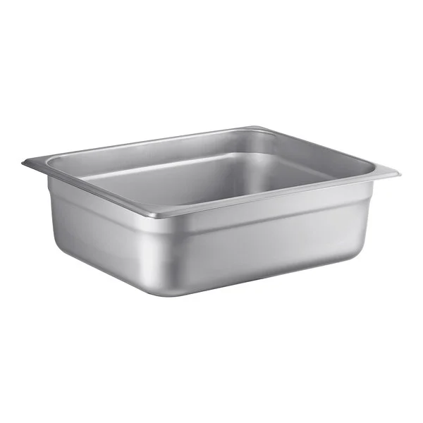 HiendL Anti-Jam Half Size Steam Table Pan, 4" Deep, S/S, 22 Gauge, NSF