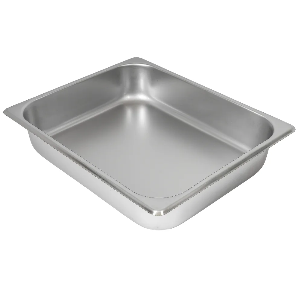 HiendL Anti-Jam Half Size Steam Table Pan, 2-1/2" Deep, S/S, 22 Gauge, NSF