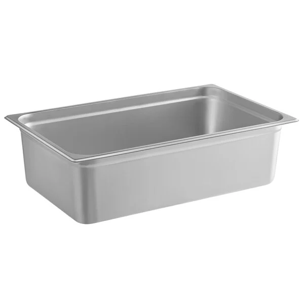 HiendL Anti-Jam Full Size Steam Table Pan, 6" Deep, S/S, 22 Gauge, NSF