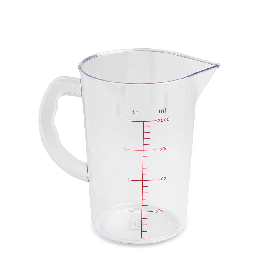 Polycarbonate Liquid Measuring Cup, 2 quart