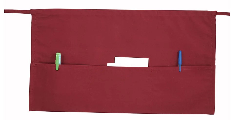 Waist Apron, Burgundy