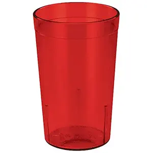 Pebbled Tumbler, 16 oz, Red