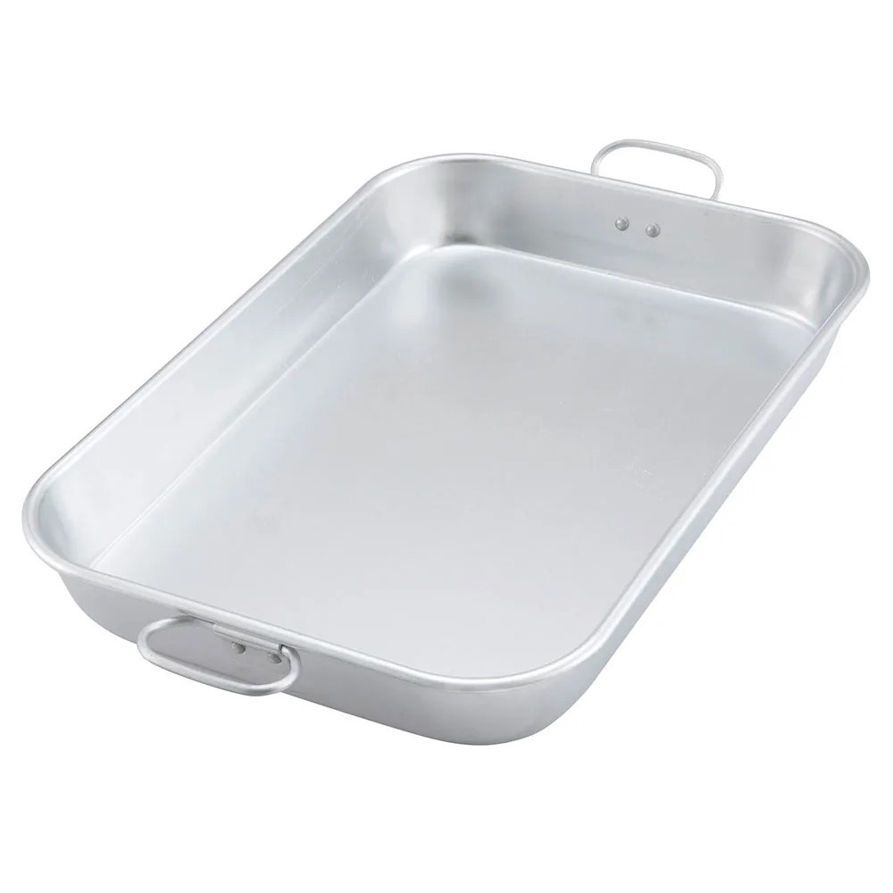 Baking Pan w/ Handles, 17.75" x 11.5" x 2.25", Aluminum