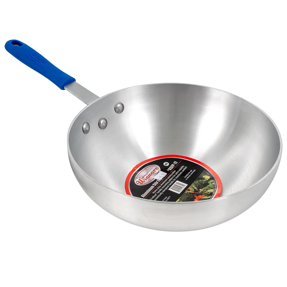 11" Heavyduty Non-stick Stir Fry Pan with Natural Finish