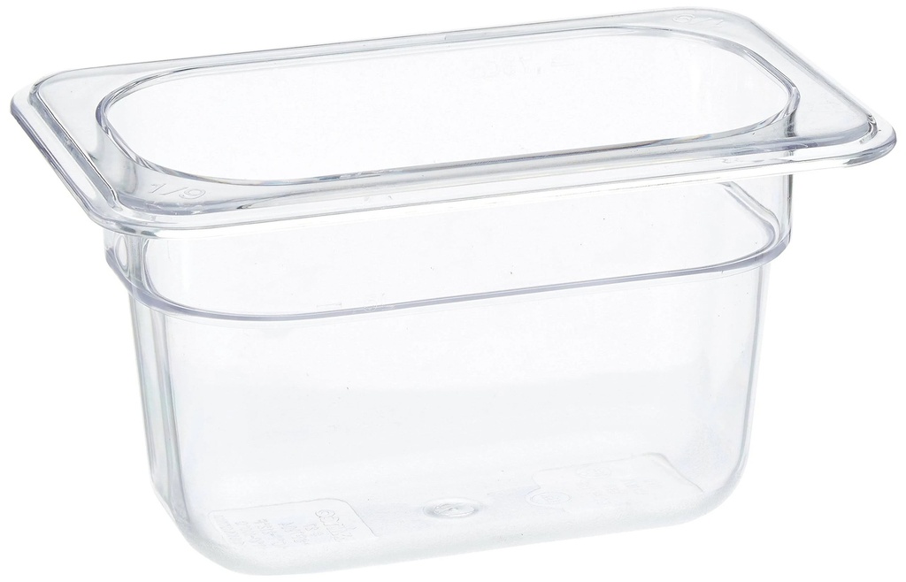 Winco Polycarbonate Food Pan, 1/3 Size, 6"