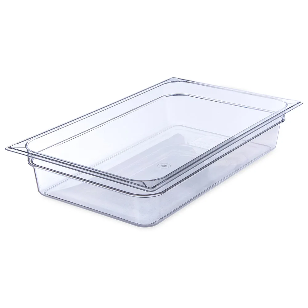 Winco Polycarbonate Food Pan, Full Size, 4" 