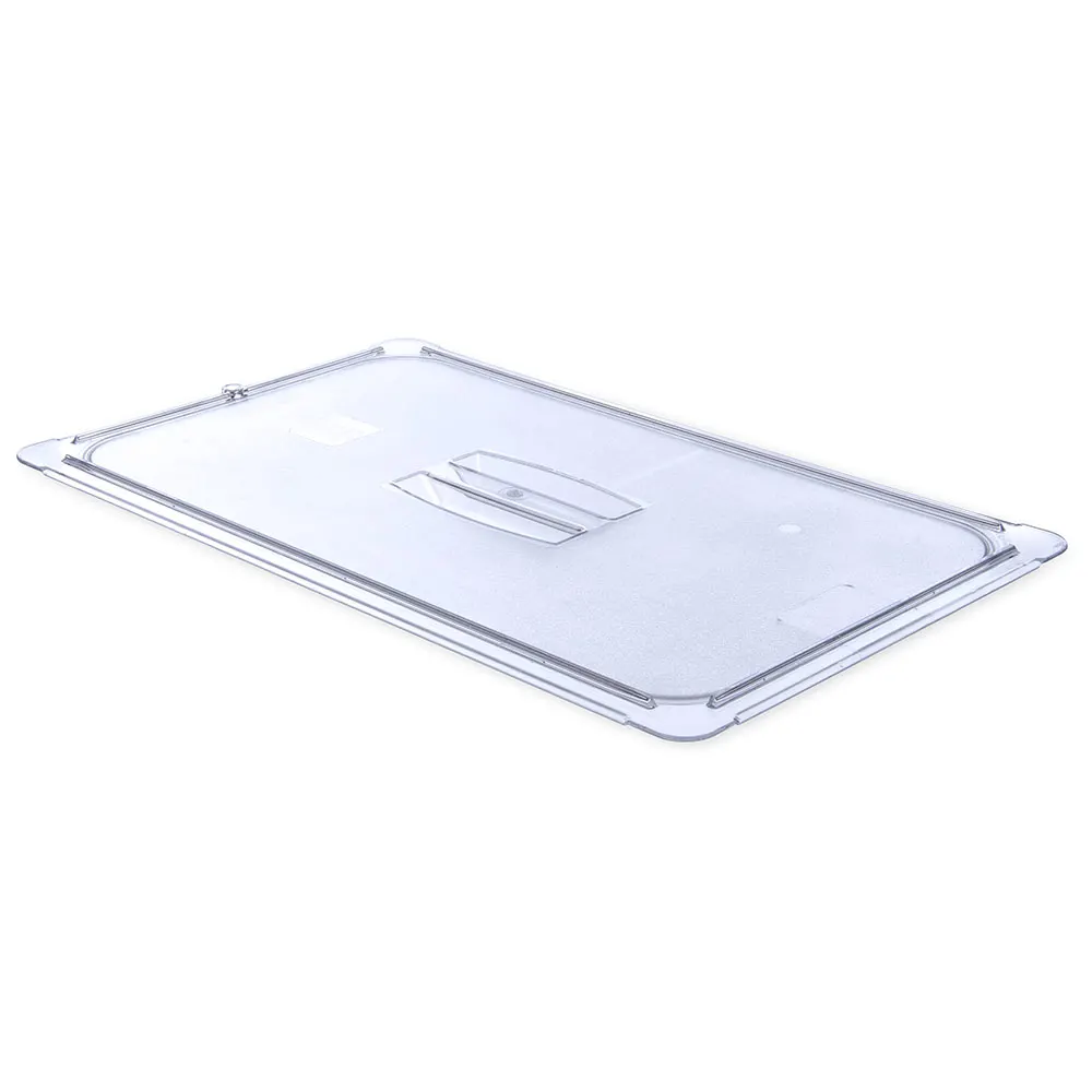 Winco Polycarbonate Food Pan Lid, Full Size, Slotted