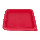 PE Square Cover, Red,Fits 6 & 8qt