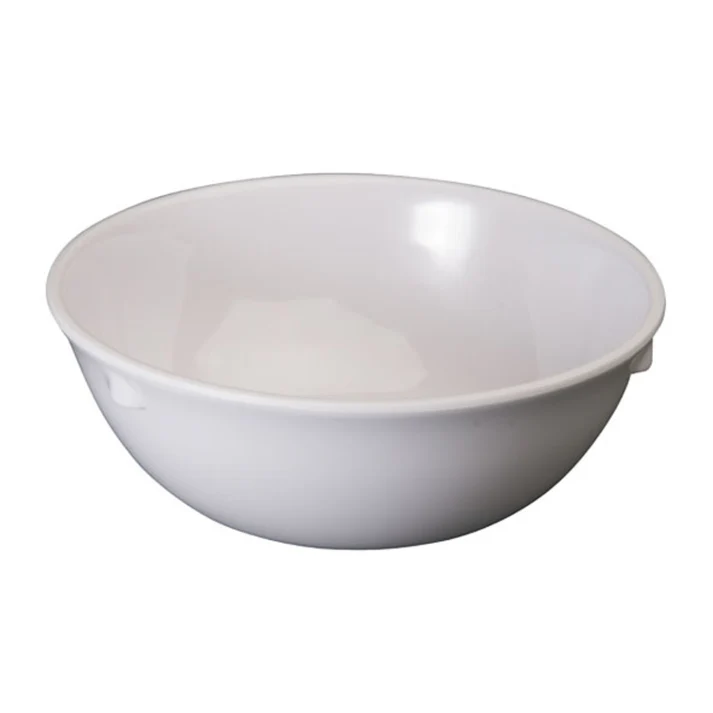 Nappie, 11 Oz, 4-7/8" Dia, Round, Melamine, White 