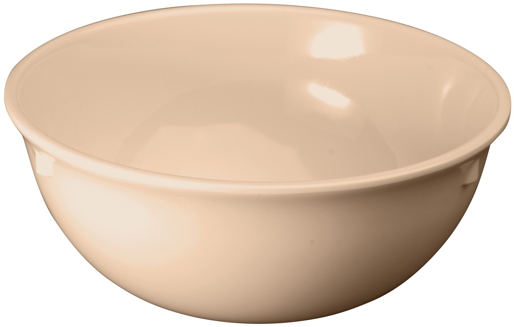 Nappie, 11 Oz, 4-7/8" Dia, Round, Melamine, Tan
