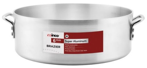 40 Qt Brazier, 6mm Super Aluminum 