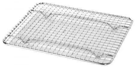 18" x 10", Full Size Wire Grate with Stable Feet, allows pastries to cool down, Chrome Plated