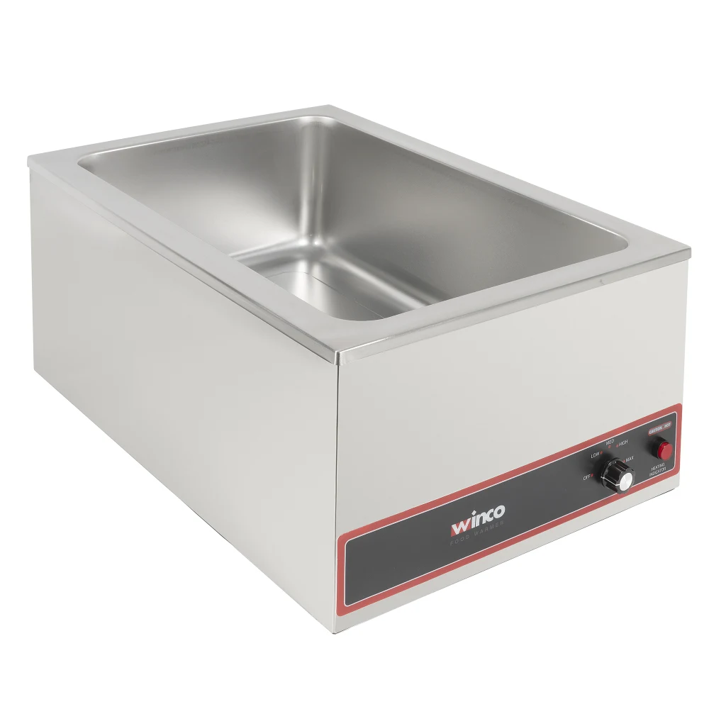 Electric Food Warmer, 20" x 12" Opening, 1200W, 120V