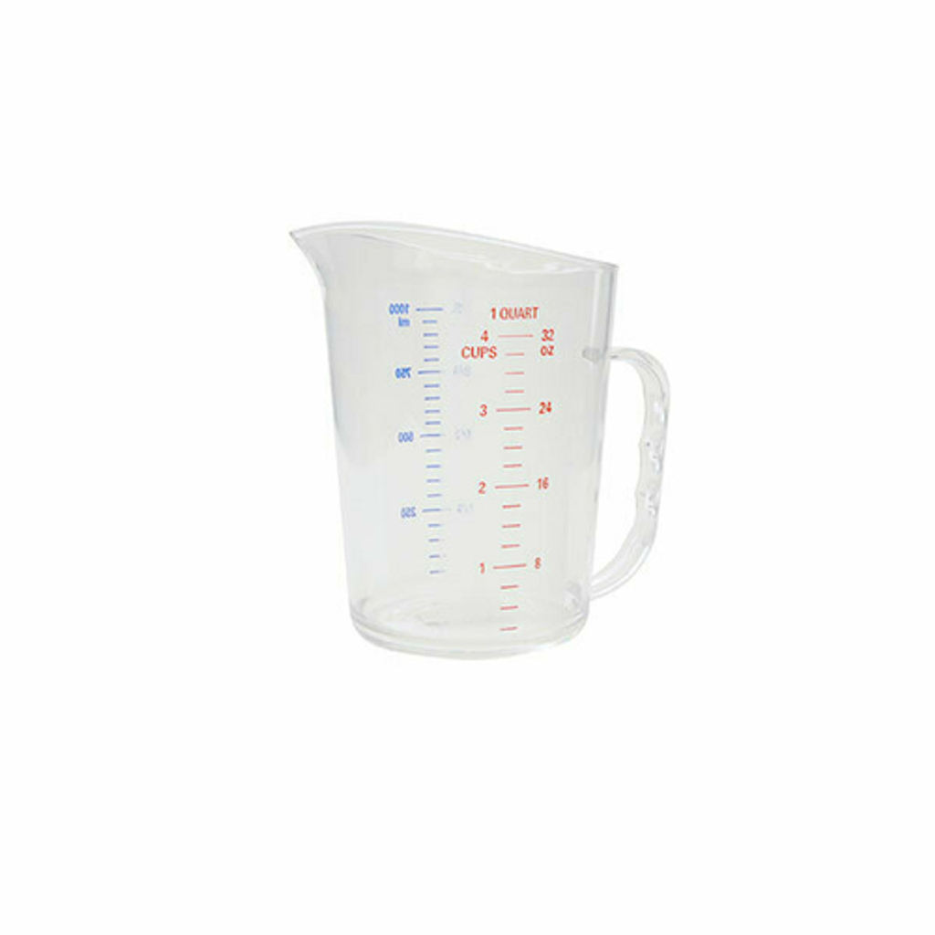 1 Quart / 1 L Polycarbonate Measuring Cup