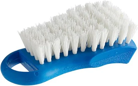 Cutting Board Brush, Blue Color, PolyVinyl Chloride, 6" x 2-1/2" x 2"