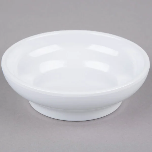 Salsa Dish, 4.5 oz., White Melamine, - 12/Pack