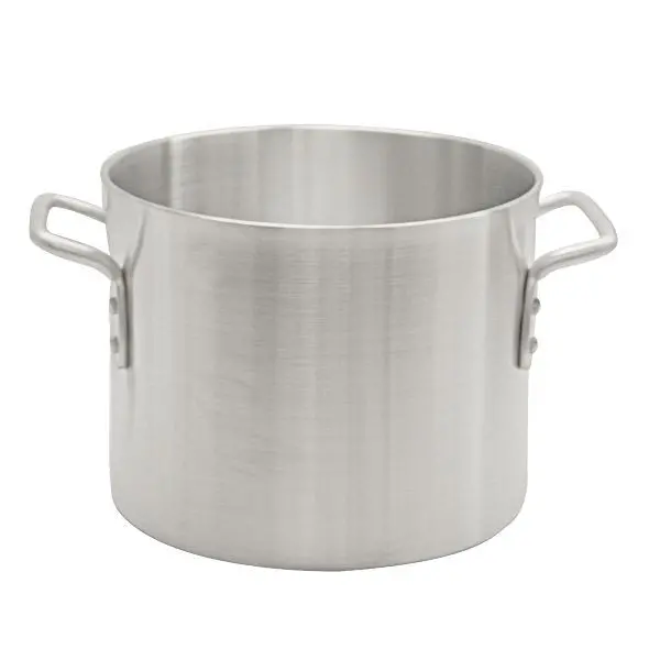 40 Qt Stock Pot, Aluminum, 4 mm Thickness, NSF, Thunder Group