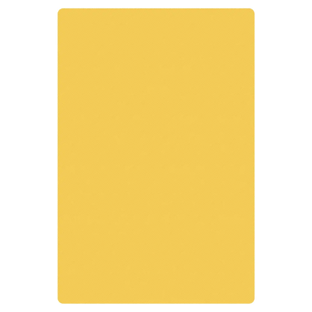 Cutting Board, 24" x 18" x 1/2", Yellow Color, NSF, Thunder Group