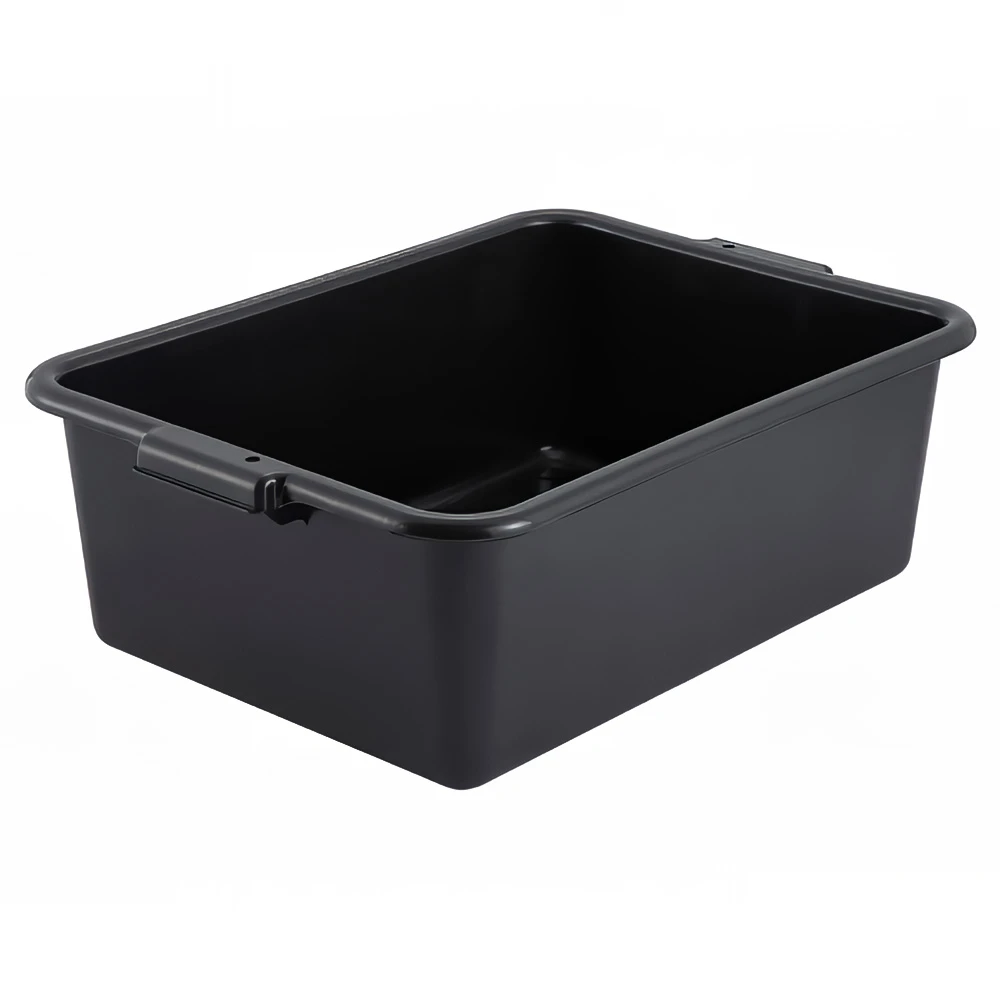 Bus Tub, 7" Deep, Black