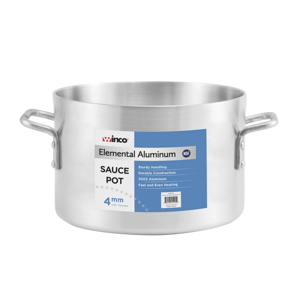 Sauce Pot, 26 QT, 4.0 mm / 3003 Aluminum