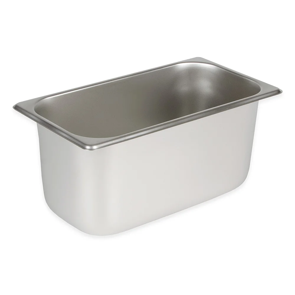 Winco Anti-Jam Steam Table Pan, 1/3-size, 6"-deep, 23 Ga S/S