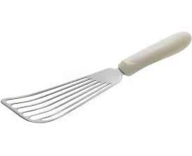 Slotted Blade Stainless Steel Fish Spatula, 6-3/4" x 3-1/4" Blade