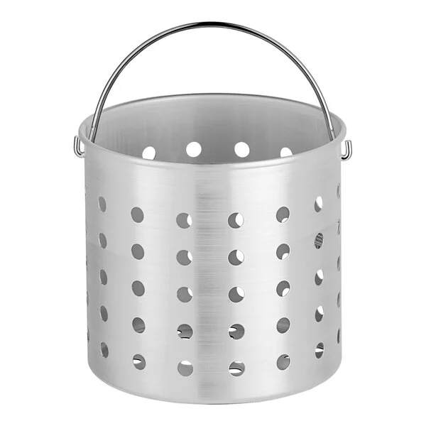 Aluminum Stock Pot Steamer Basket, 60 Qt.