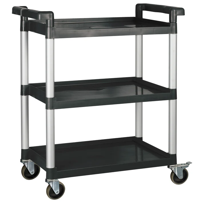 Winco 3-Tier Utility Carts w/ Brakes