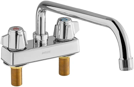 Deck-Mounted Faucet 10" Spout, 4" Center