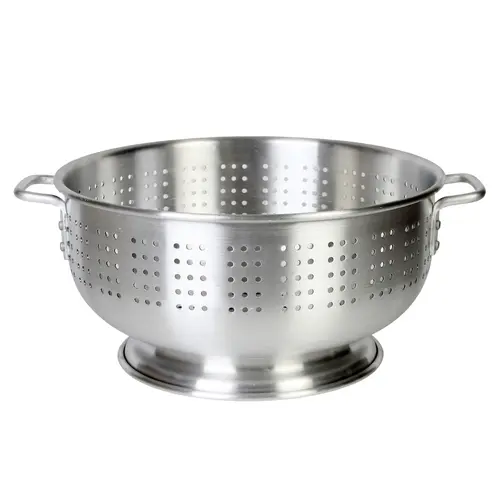 8 Qt. Aluminum Colander with Base and Handles