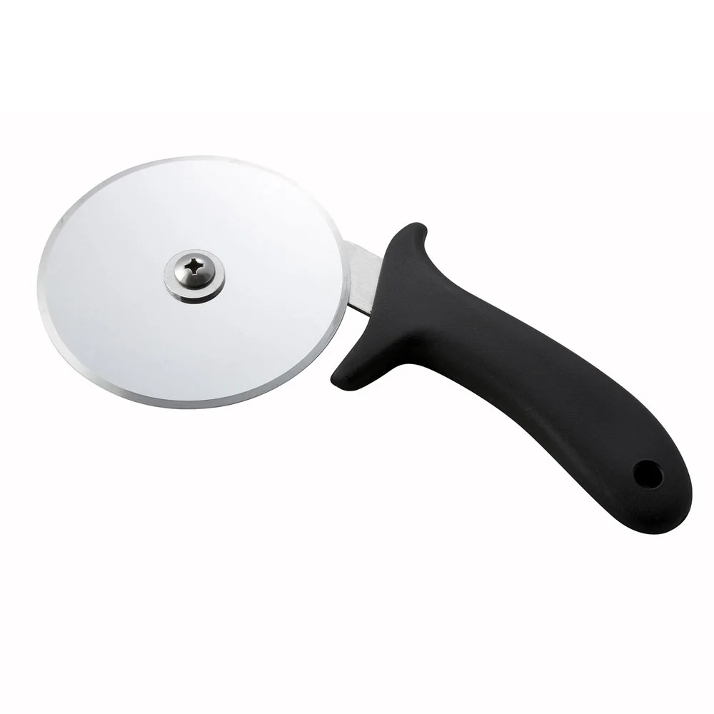 4" Pizza Cutter with Polypropylene Black Handle