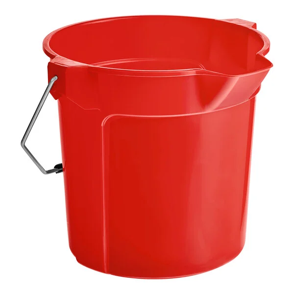 10 Qt. Red Round Bucket
